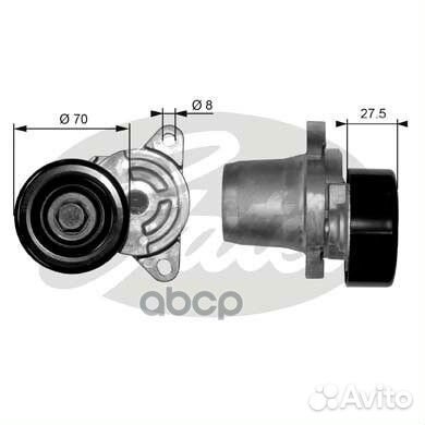 T38454 натяжитель ремня Hyundai Accent/Getz/i3