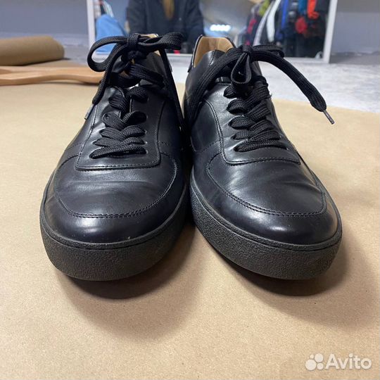 Мужские кожанные кеды Tods Италия Оригинал Zegna