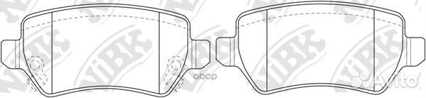 Колодки тормозные дисковые opel astra 1.6 2006