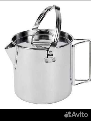 Новый котелок-чайник для кемпинга 1,2 литра