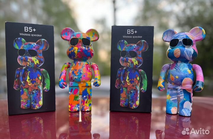 Портативная колонка Bluetooth Мишка Bearbrick