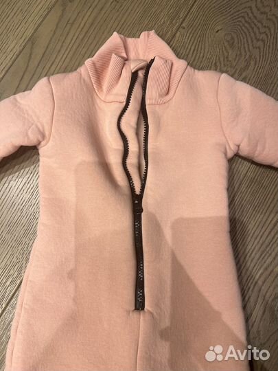 Флисовый комбинезон на девочку 74-80