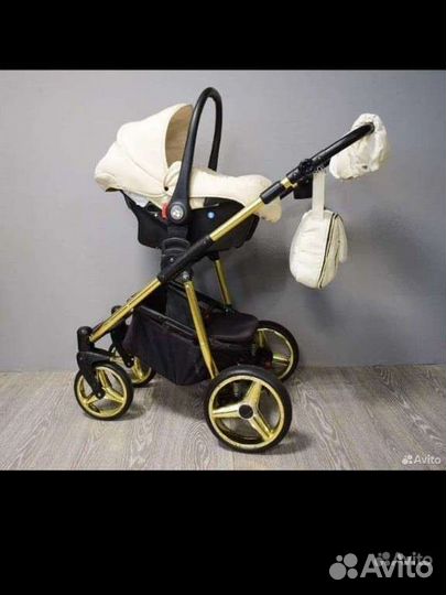 Детская коляска 3 в 1 adamex reggio