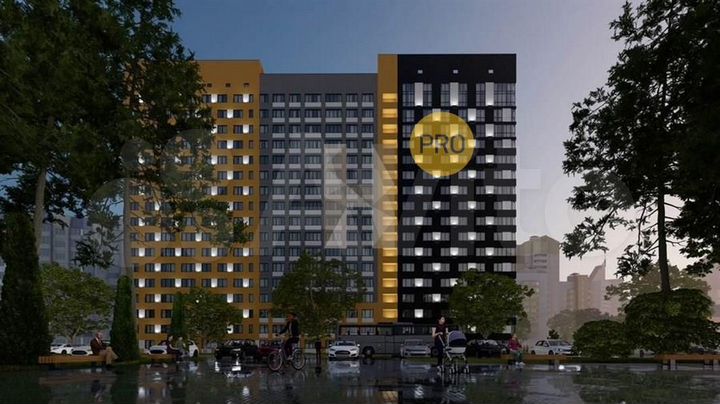 2-к. квартира, 56,6 м², 4/17 эт.