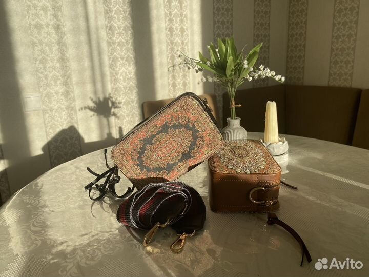 Сумка кросс боди Этно стиле