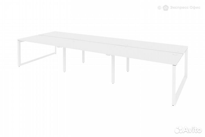 Стол-бенч двойной на О-образном м/к Onix O.MO-D.RS