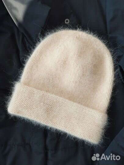 Шапка и косынка из пуха норки
