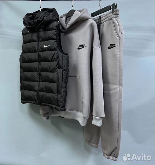 Флисовый костюм nike