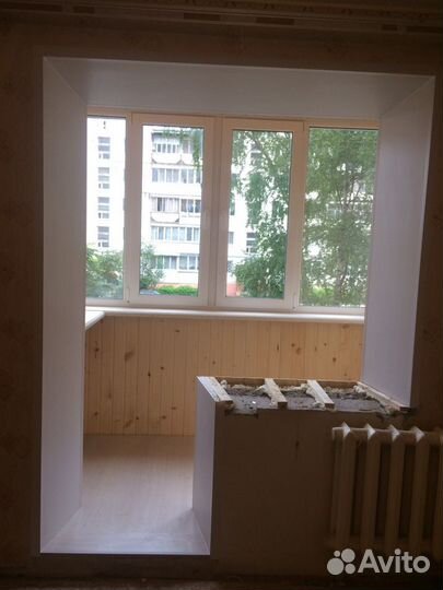 Внутренняя отделка балкона и лоджий