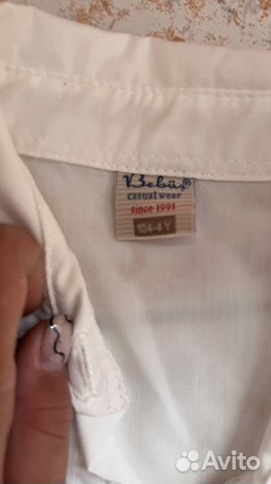 Рубашка и шорты для девочки ростом 104