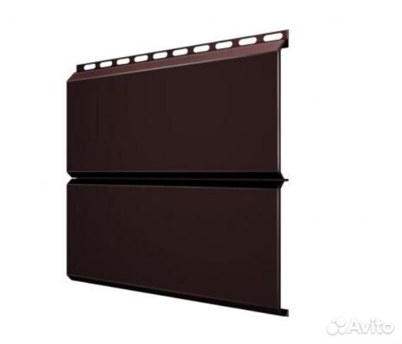 Металлический сайдинг Экобрус 0,45 PE RAL 8017