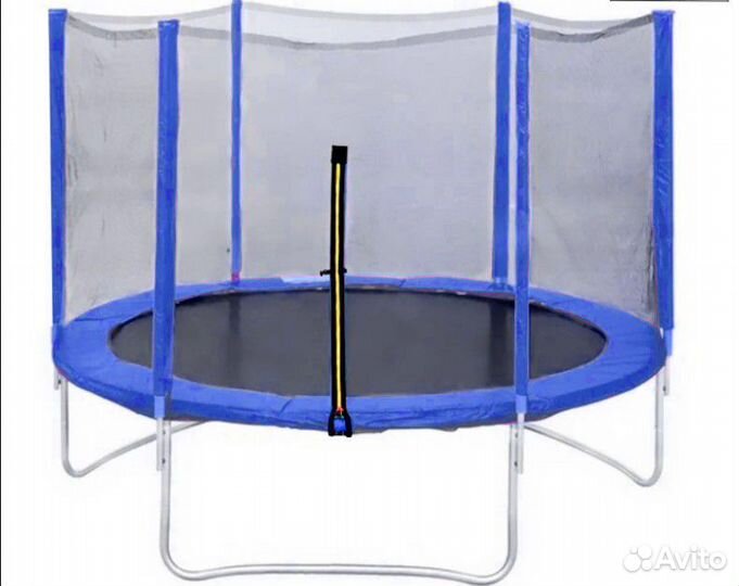 Батут DFC trampoline fitness С сеткой 14FT-TR-B