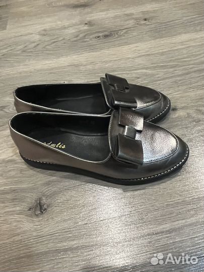 Туфли женские лоферы 39 размер