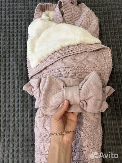 Зимний комплект на выписку девочке