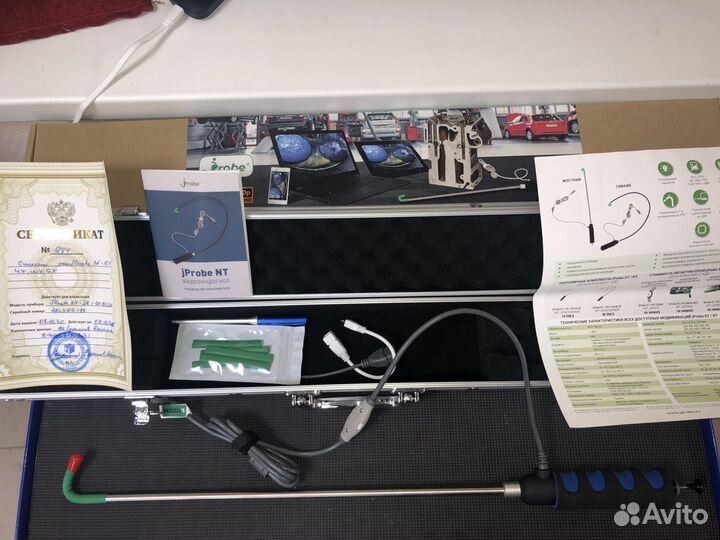 Автомобильный управляемый видеоэндоскоп jProbe