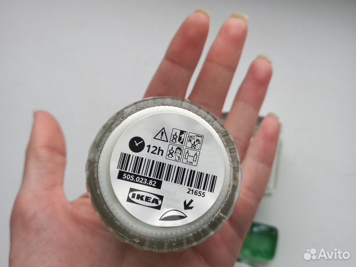 Ароматическая свеча IKEA адлад 12 часов новая