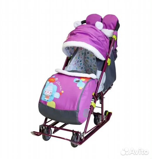 Детские санки коляска