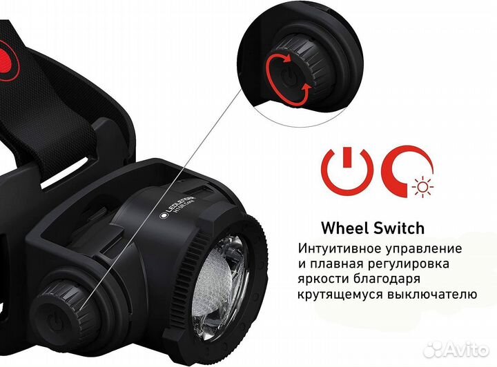 Налобный фонарь LedLenser H15R Core 2500лм IP67