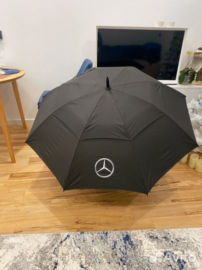 Оригинальный зонт-трость для гольфа Mercedes