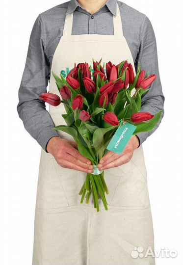 Букет Тюльпанов Red Power 25 шт