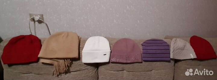 Шапки, шарфы, платки новые