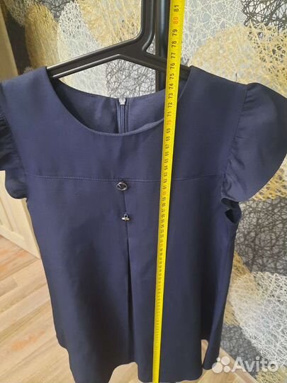 Школьная форма для девочки синяя