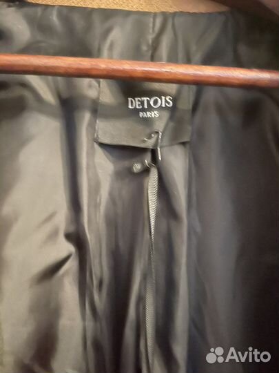 Пальто колорблок италия шерсть шинель 42