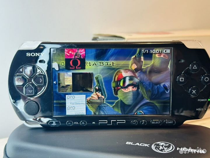 Sony PSP-3008 Black 64Gb(Full pack,3100 игр,идеал)