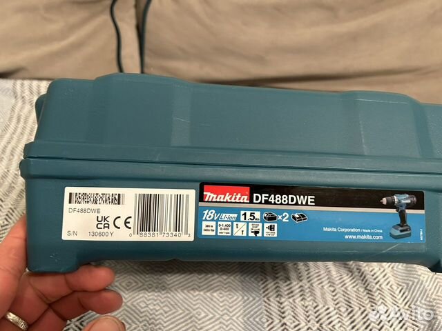 Шуруповерт makita df488dwe 18 V 2 акб. кейс