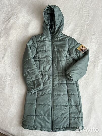 Утепленное пальто куртка 146