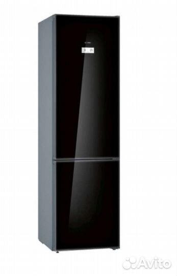 Холодильник bosch 6 series чёрный стекло