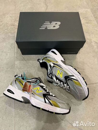 Кроссовки NB 530 Silver Yellow