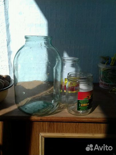 Банки стекло разные