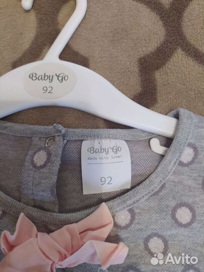 Платье для девочки 92