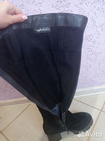 Ботфорты зимние натуральные