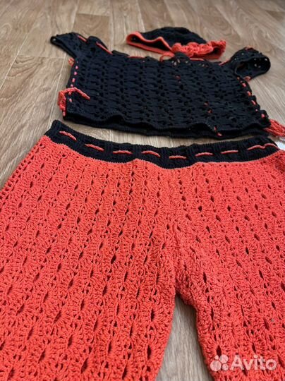Вязаный костюм