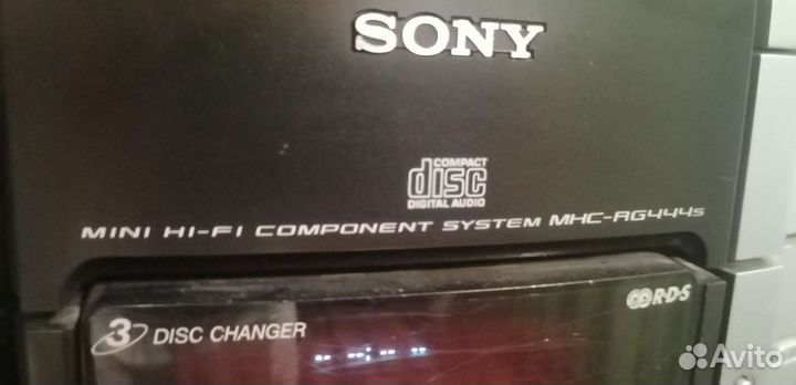 Музыкальный центр Sony MHC-RG444 с Bluetooth