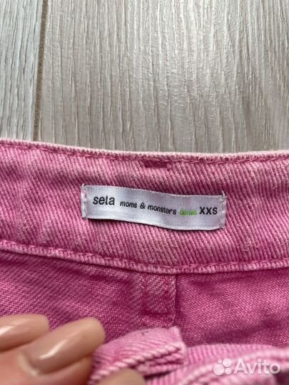 Шорты джинсовые розовые на девочку