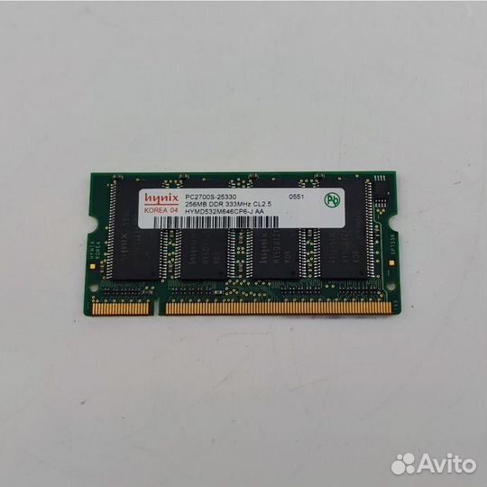 Модуль памяти himd532M646CP6-J, SK Hynix, DDR, 256