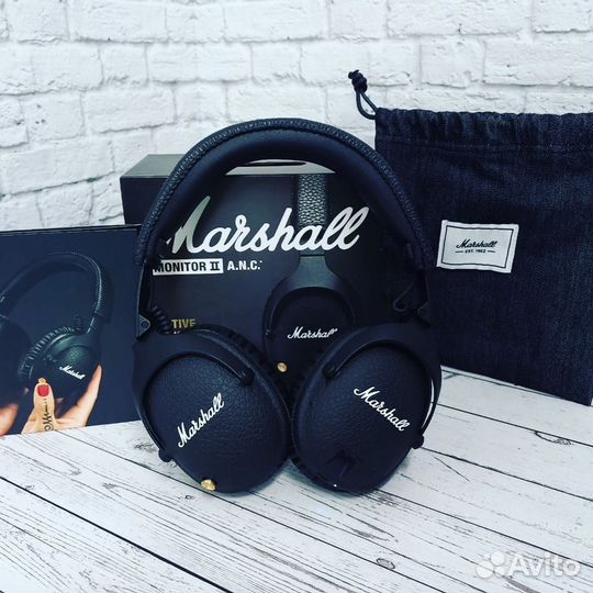 Bluetooth-гарнитура Marshall Monitor II ANC черный