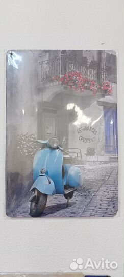 Железные таблички, декор