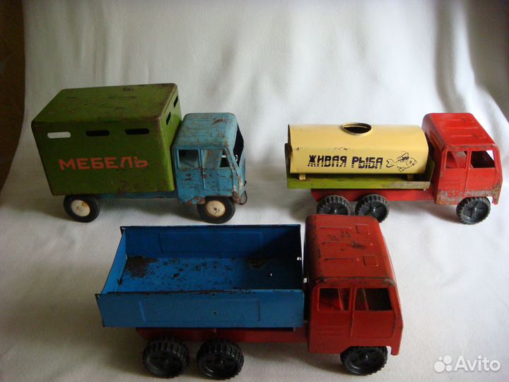 Машинки СССР -Грузовик,Цистерна и Фургон.RRR