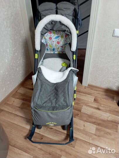 Детские санки коляска