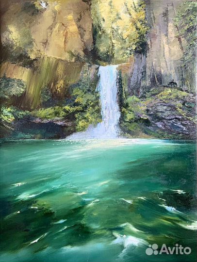 Картина маслом на холсте. Пейзаж