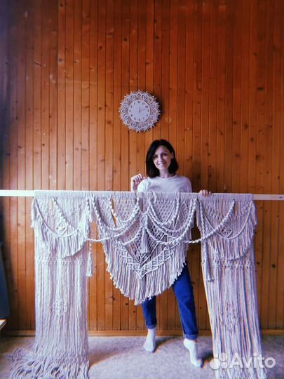 Декор арка бохо аренда макраме ловец снов свадьба