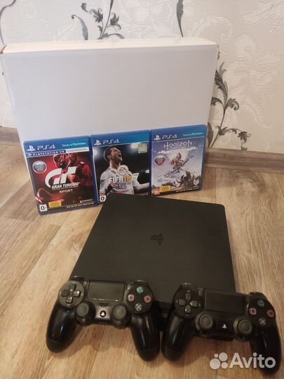 Sony PlayStation 4 slim + игры