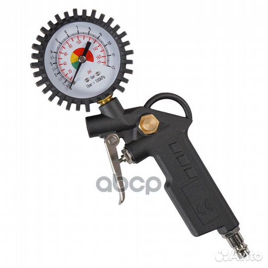 Пистолет для накачки шин с манометром 12BAR