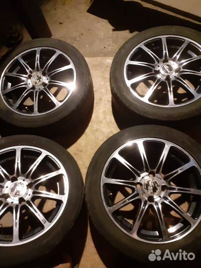 Диски с резиной, разболтовка 4х100