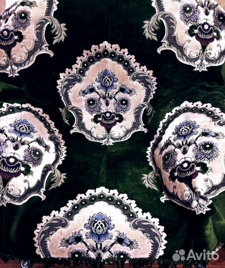 Дивандеки Turkey диван кресло 3 ка ковровые зелёны