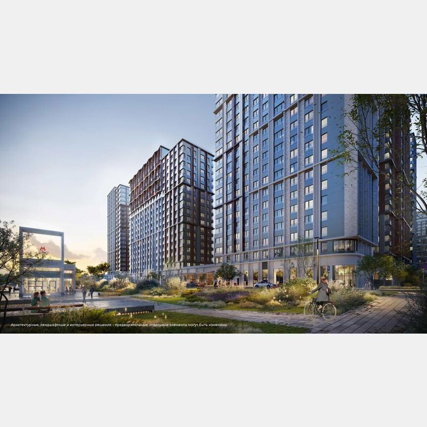 1-к. квартира, 37,5 м², 16/22 эт.